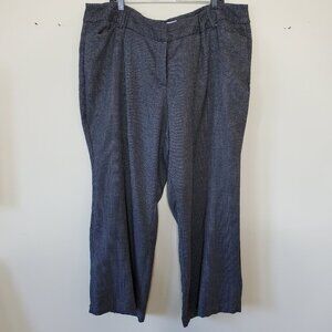 Cato Women's Black/White Dress Pants SZ 24W